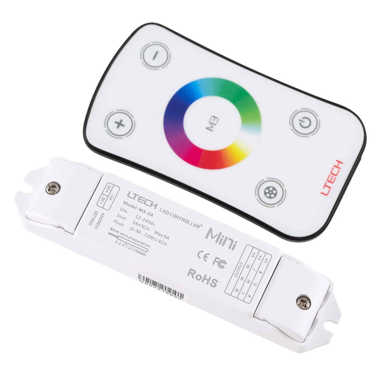 LTECH M2 & M3-3A Mini RF LED Remote & Controller