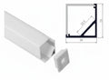 Aluminum Extrusion - 45° Corner - Precision Beam